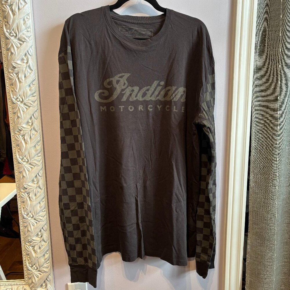Indian Motorcycle Long Sleeve Shirt size 3XL